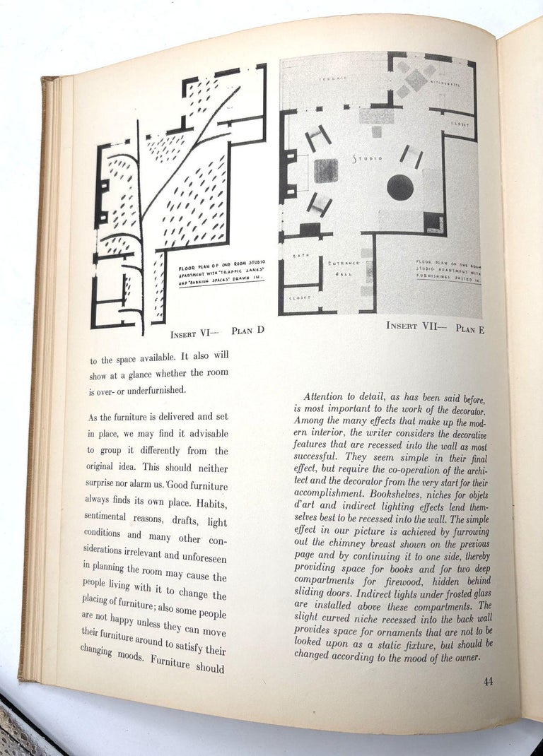 1938 First Edition "Space for Living" Design Book by Paul T. Frankl