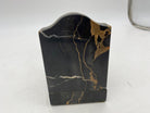 French Nude Flapper Girl Spelter Metal & Marble Bookend Pair, 1920
