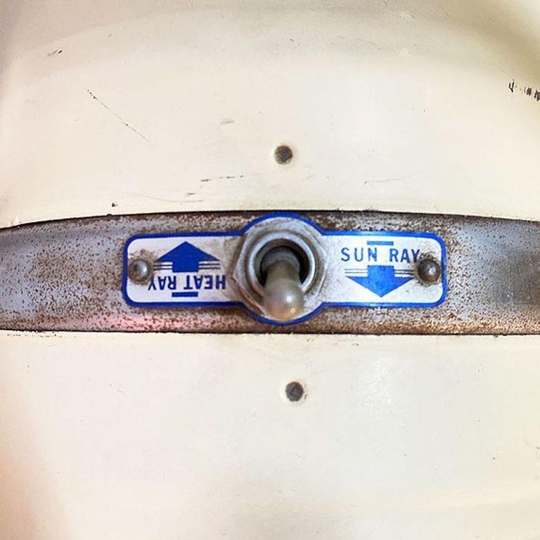 Pair of 1940's Westinghouse Mid-Century Self Tanning Lamp
