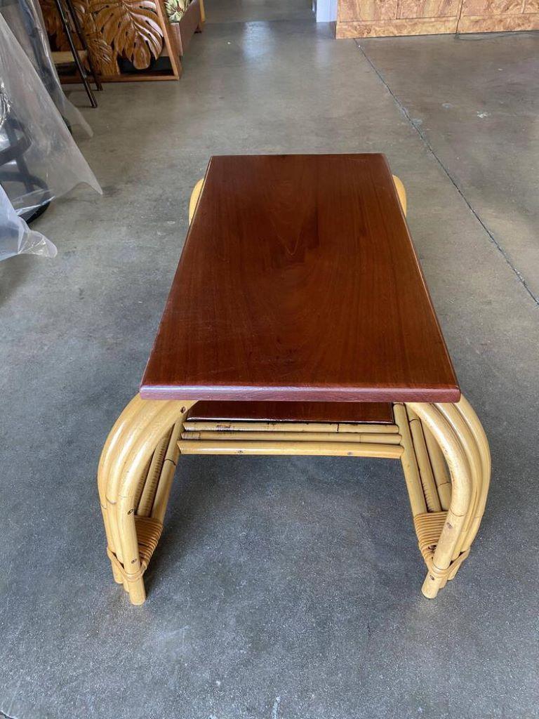 Restored "1949er" Rattan Lounge Chair & Sofa Livingroom Set