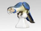Midcentury Tropical Ceramic Blue Macaw by Royal Dux
