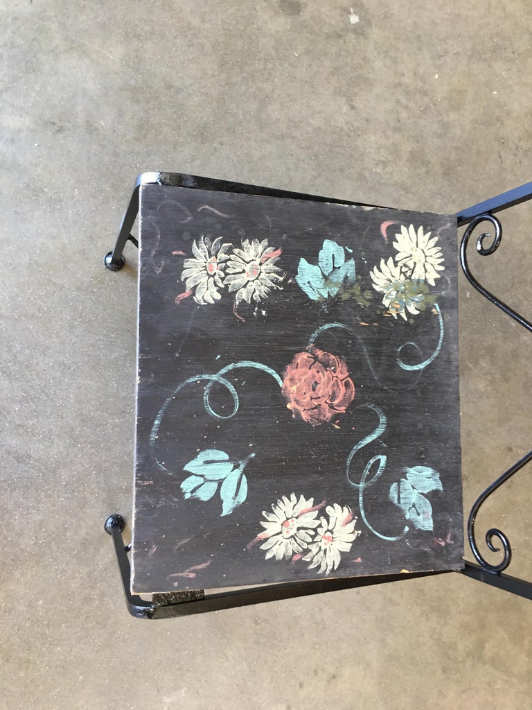 Scrolling Iron Patio/Outdoor Lounge Chair with Pad Seat, Set of Four