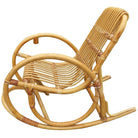 Restored Rare Snake Arm Rattan Rocking Child Chair