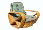 Restored Midcentury Rattan, Living Room Seating Set