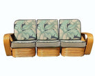 Restored Midcentury Rattan, Living Room Seating Set