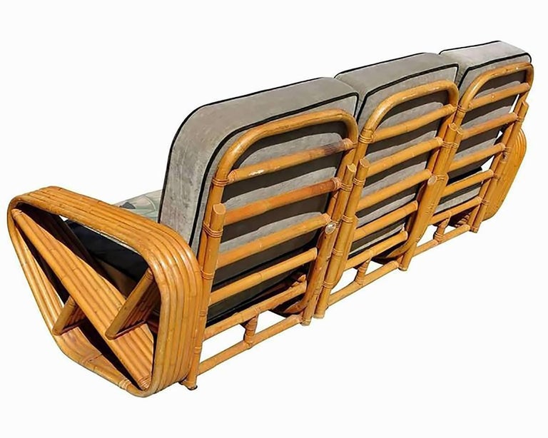 Restored Midcentury Rattan, Living Room Seating Set