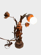 Ernest-Justin Ferrand Female "Coup de Soleil" Zamac Sculpture Table Lamp