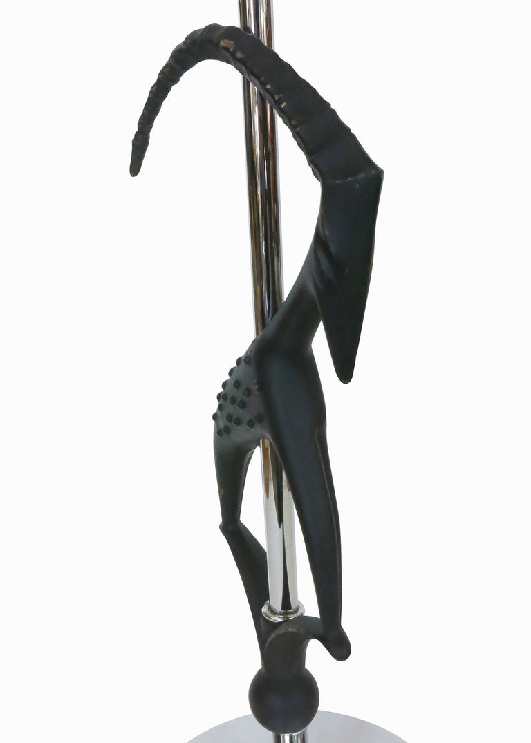 Midcentury Gazelle Table Lamps, Pair by Rembrandt