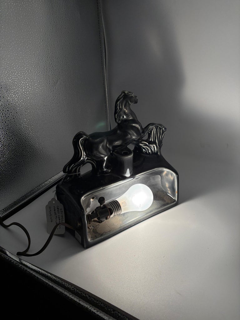 Mid-Century Prancing Horse Tv Lamp