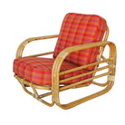 Restored Streamline Art Deco Rattan Living Room Set