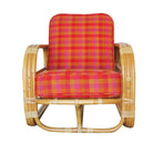 Restored Streamline Art Deco Rattan Living Room Set