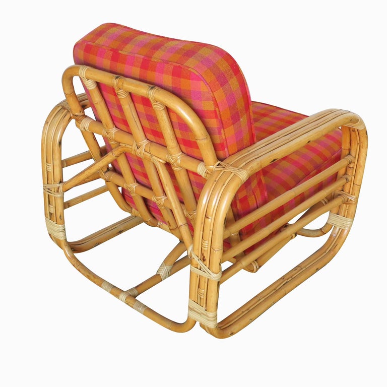 Restored Streamline Art Deco Rattan Living Room Set