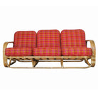 Restored Streamline Art Deco Rattan Living Room Set