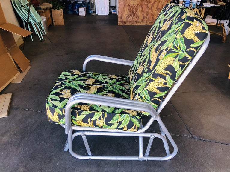 Aluminum Patio/Outdoor Slider Rocking Lounge Chair with Speed Arm