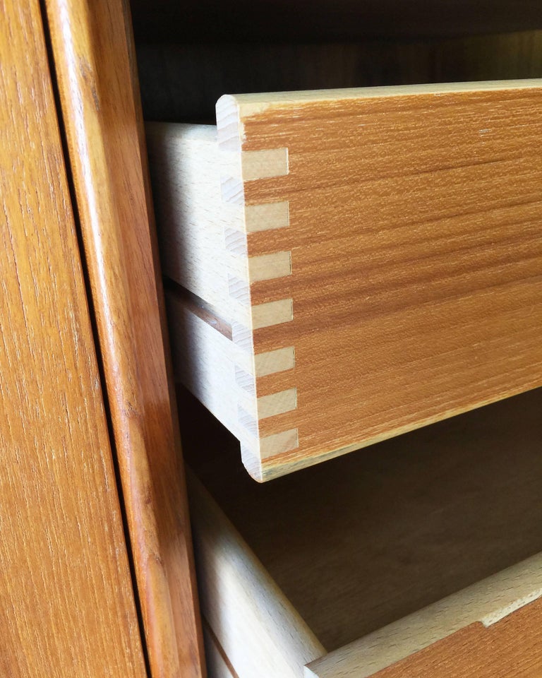 Side Rolling Front Wardrobe w Media Center, Chest of Drawers