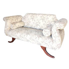Duncan Phyfe Style Love Seat Settee with Scrolling Arms