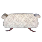Duncan Phyfe Style Love Seat Settee with Scrolling Arms