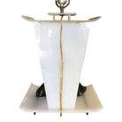 Midcentury Asian Inspired Lucite Sculptural Lamp by Moss