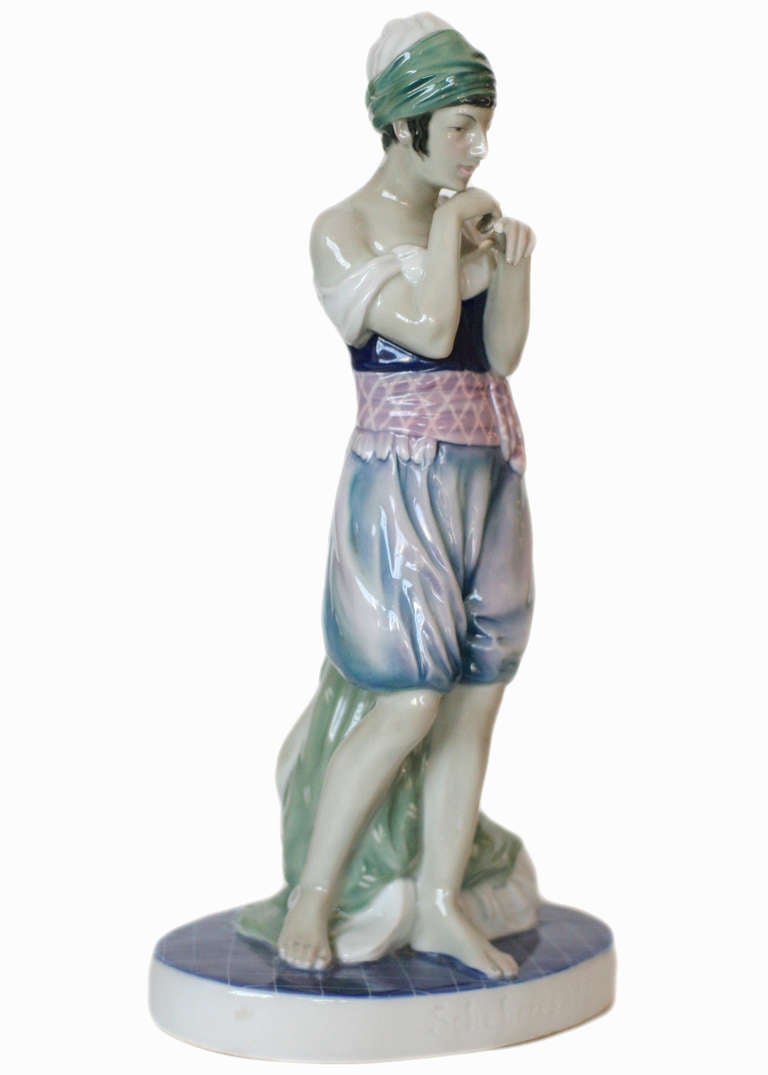 Scheherazade Porcelain Statue by Volkstedt