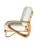 Restored "Triple Triangle" Open Air Pretzel Single Arm Lounge Chair