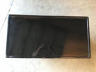 Midcentury Geometric Sculptural Black Lacquer Coffee Table