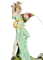 Hans Kieweg Art Nouveau Figural Vanity Mirror for Fraureuth
