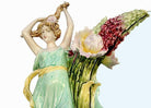 Hans Kieweg Art Nouveau Figural Vanity Mirror for Fraureuth
