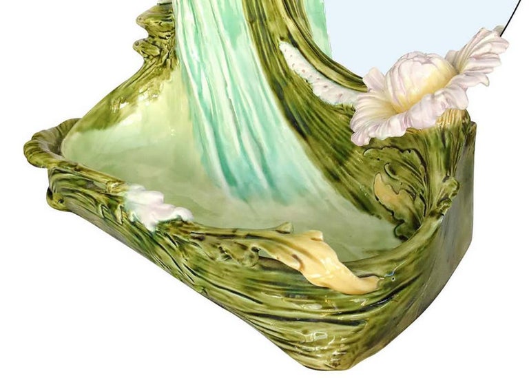 Hans Kieweg Art Nouveau Figural Vanity Mirror for Fraureuth
