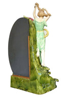 Hans Kieweg Art Nouveau Figural Vanity Mirror for Fraureuth