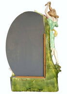 Hans Kieweg Art Nouveau Figural Vanity Mirror for Fraureuth