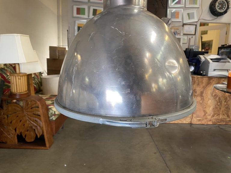 Large Aluminum Industrial Pendant Light Fixture