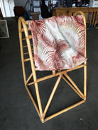 Restored Midcentury Rattan Arched Drying Rack