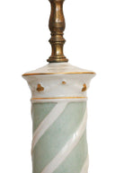 Ceramic Hollywood RegencyGreek Face Table Lamp by Rembrandt Light Company