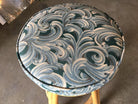 Restored Single Stand Arched Rattan Bar Stool
