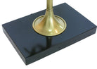 Brass Celestial Armillary Globe Study Table Lamp, Pair