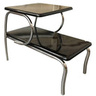 Wolfgang Hoffmann Style Art Deco Chrome Tubular & Lacquer Micarta Side Table