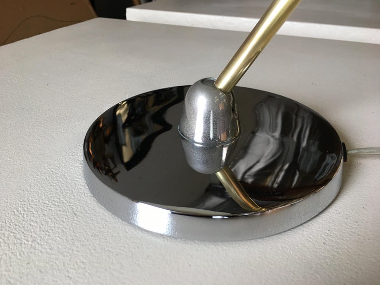 Mid Century Anglepoise Chrome Desk Lamp By Prescolite