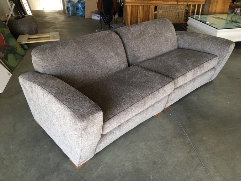 Paul Frankl Art Deco Speed Sectional Sofa, circa 1940