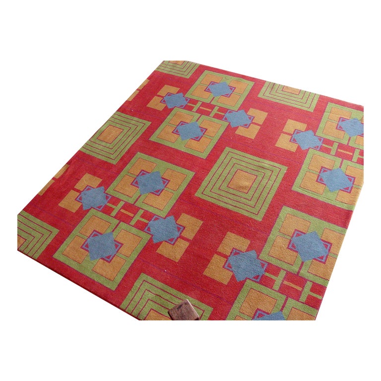 11' Art Deco Rug from the Arizona Biltmore by Albert Chase McArthur
