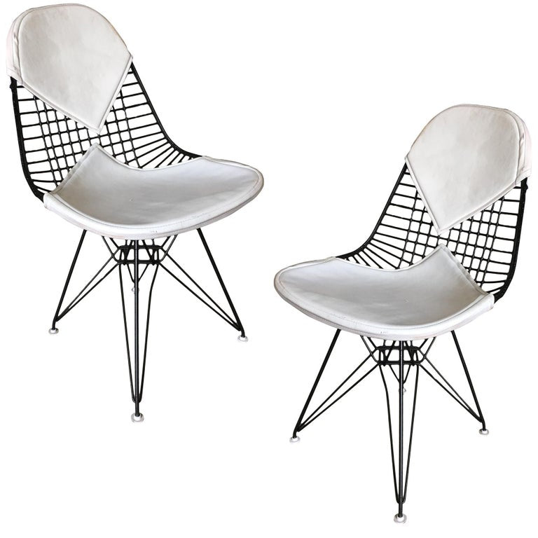 Charles Eames Orange DKR Bikini Chair for Herman Miller, Set of Four