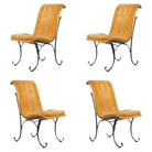 Regency Side Chairs with Bronze Accents by Russel Woodard, Set