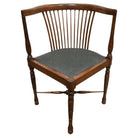 Jugendstil Maple Wood Corner Chair with Upholstered Seat by Adolf Loos, c. 1900