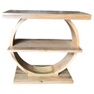 1920s Art Deco Geometreic "Ring" Maple Side Table