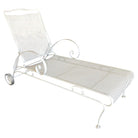 Mid-century Iron Mesh Outdoor/Patio Chaise Lounge by Woodard, Pair