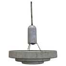 Mid-Century "Saturn" Ceiling Steel 15" Pendant by Kurt Versen, 6 Available