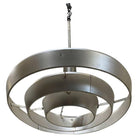 Mid-Century "Saturn" Ceiling Aluminum 19" Pendant by Kurt Versen, 16 Available