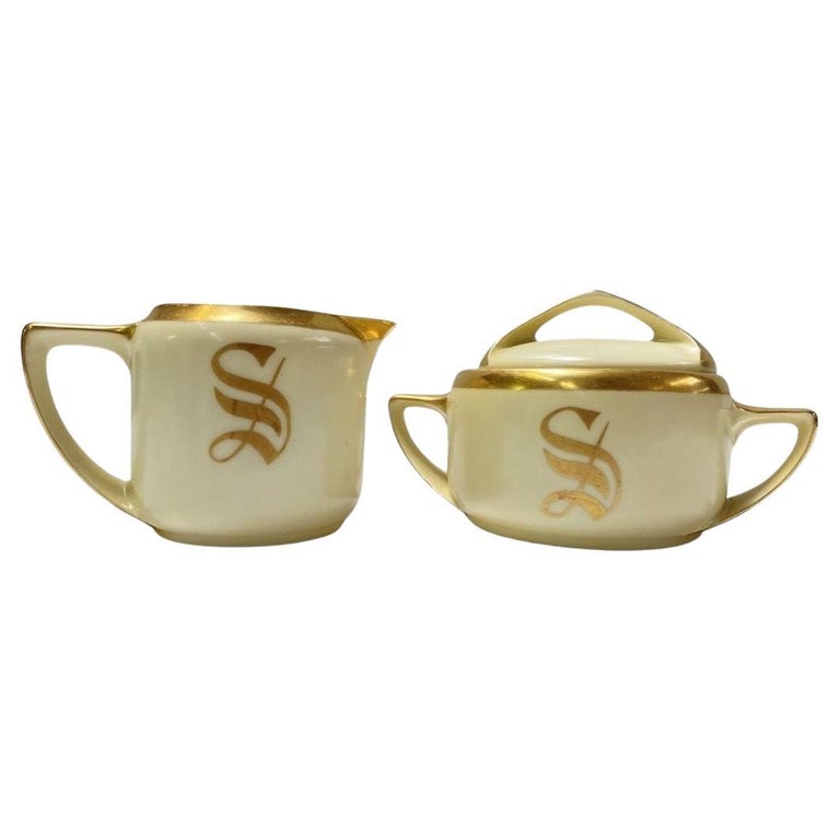 Rosenthal Serb Bavaria Donatello Porcelain Creamer & Sugar Bowl
