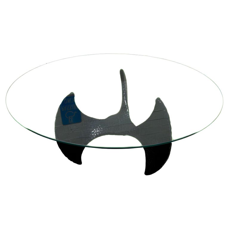 Brutalist Resin Coffee Table Base by Universal Statuary Corp , 1970