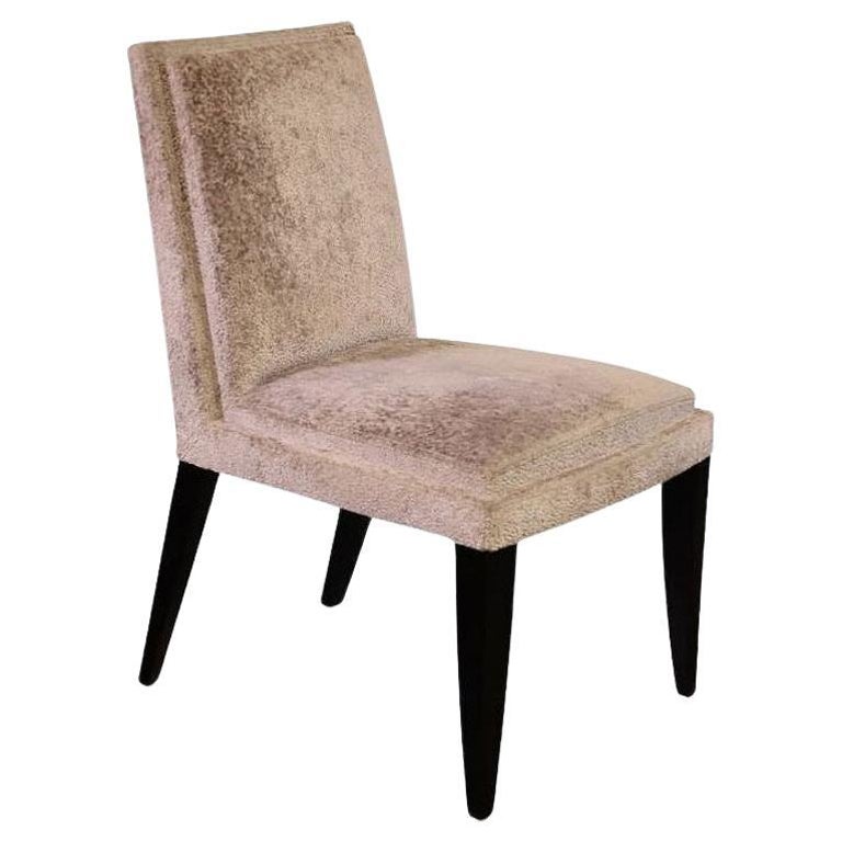 Dakota Jackson Transitional Velvet "Jio" Side Chair