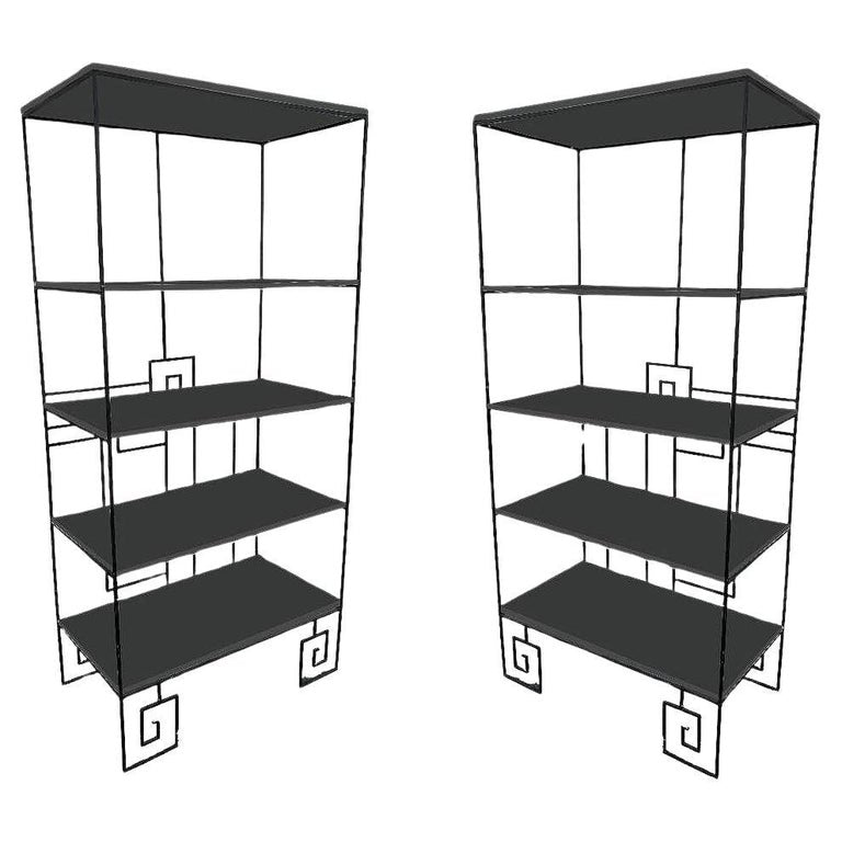 ‘Biltmore’ Wrought Iron Etagere by Marina McDonald for Jazz Furniture